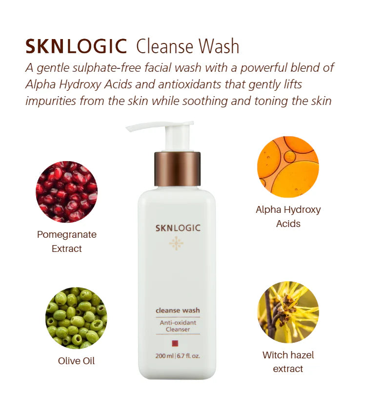 SKNlogic Cleanse Wash - 200ml