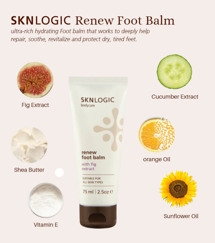 SKNlogic Renew Foot Balm - 75ml